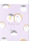 Crux Fuwatto Time Hamster & Hedgehog Mini Memo Pad