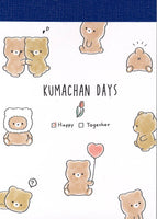 Crux Kumachan Days Mini Memo Pad