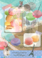 San-x 2014 Rabbit Bunny Macaron Rare A4 File Folder