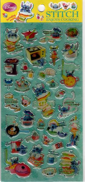 Kamio Disney Vintage Stitch Deadstock Rare PVC Sticker Sheet