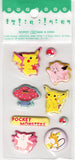 Vintage 1999 Pocket Monsters Rare Puffy Sticker Sheet