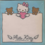 Sanrio 1997 Vintage Hello Kitty Rare Square Memo Pad In Case