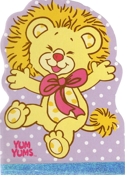 Hallmark Japan Sun Star Vintage Yum Yums Rare Die Cut Memo Pad