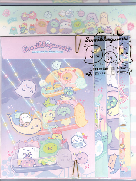 San-x Night Park Sumikko Gurashi Letter Set