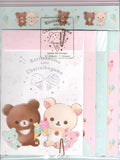 San-x 2019 Korilakkuma x Chairoikoguma Letter Set