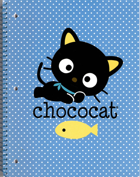 Sanrio 2007 Vintage Chococat Rare Wide Ruled Spiral Notebook