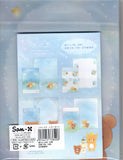 San-x 2019 Rilakkuma & Chairoikoguma Letter Set