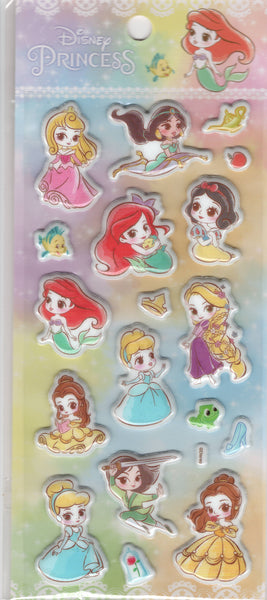Disney Princesses Puffy Sticker Sheet