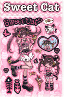 Sweet Cat Sticker Sheet