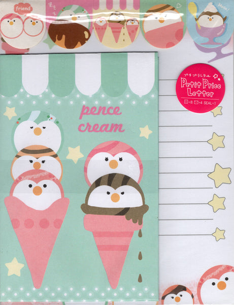 Pence Cream Penguin Rare Letter Set