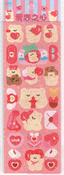 Love Bear 2-Sheet Sticker Sheet