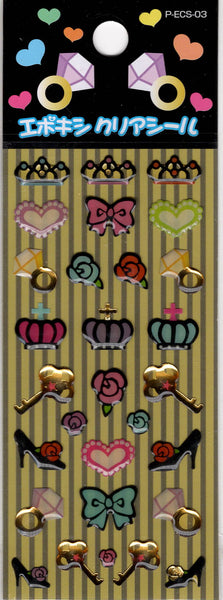 DoBest Vintage Jewels Rare PVC Sticker Sheet