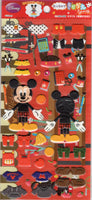 Sun Star Disney Vintage Mickey Mouse Rare Puffy Sticker Sheet