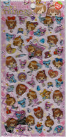 Crux Vintage Puri Puri Princess Rare Puffy Sticker Sheet