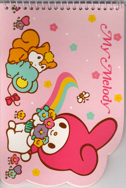Sanrio 1987 Vintage My Melody Rare Small Spiral Notebook