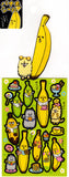 Kamio Vintage Banao Elite Banana Rare Sticker Sheet