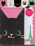 Chat Noir Cat Rare Letter Set