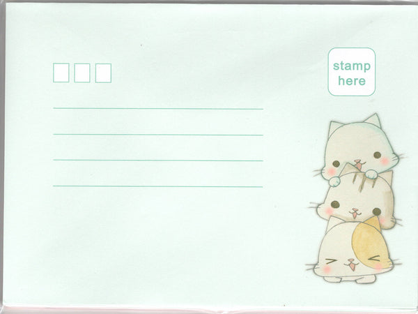 Ethos Happy Go Lucky Cats Envelope Set