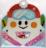 Q-Lia Vintage Skiing Rare Sticker Sack