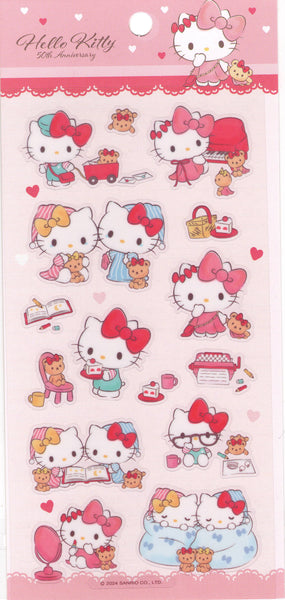 Sanrio Hello Kitty 50th Anniversary Deadstock Sticker Sheet