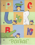 Sanrio 1997 Vintage Picke Bicke Rare 3-Ring Large Notebook