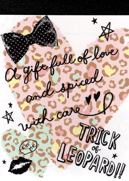 Q-Lia Trick Of Leopard Rare Mini Memo Pad