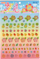 Basel Vintage Pastel Hawaii Rare Jumbo Sticker Sheet