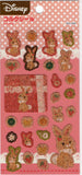 Sun Star Disney Vintage Miss Bunny Rare Textured Sticker Sheet