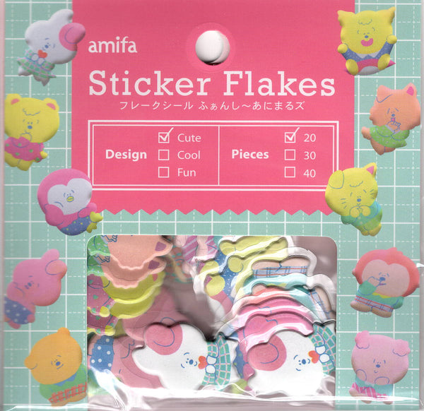 Amifa Animals Puffy Sticker Sack