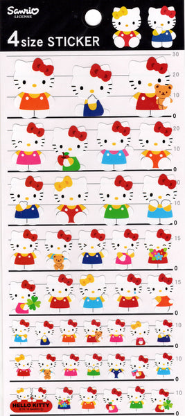 Sanrio 2016 Rare Hello Kitty Deadstock Sticker Sheet