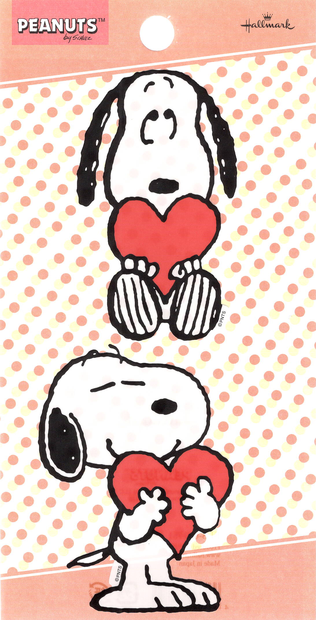 Peanuts Hallmark Japan Snoopy Deadstock Sticker Sheet