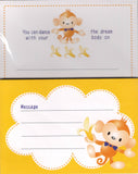 Synapse Japan Vintage Monkey Rare Mini Letter Pad