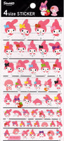 Sanrio 2013 Rare My Melody Deadstock Sticker Sheet