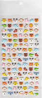 Zoo Animals Puffy Sticker Sheet