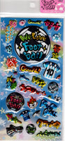 Crux Vintage Football (Soccer) Rare Puffy Sticker Sheet