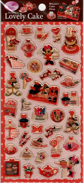 Kamio Disney Vintage Minnie Mouse Deadstock Rare PVC Sticker Sheet