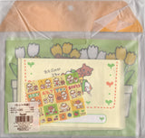 Sanrio 1999 Vintage Corocorokuririn Rare Vinyl Case Letter Set