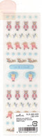 Hallmark Japan Vintage Bear's Wish Rare Sticker Sheet