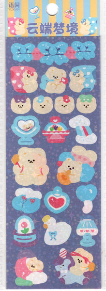 Bear Bow 2-Sheet Sticker Sheet