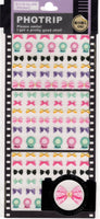 Q-Lia Vintage Photrip Bows Sticker Sheet