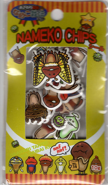 Namepara Vintage Osawari Tantei Nameko Saibai Kit Rare Puffy Sticker Sack