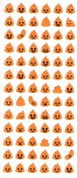 Poop Rare Fuzzy Sticker Sheet