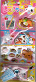 Pool Cool Vintage Food Animals Rare 3D Sticker Sheet