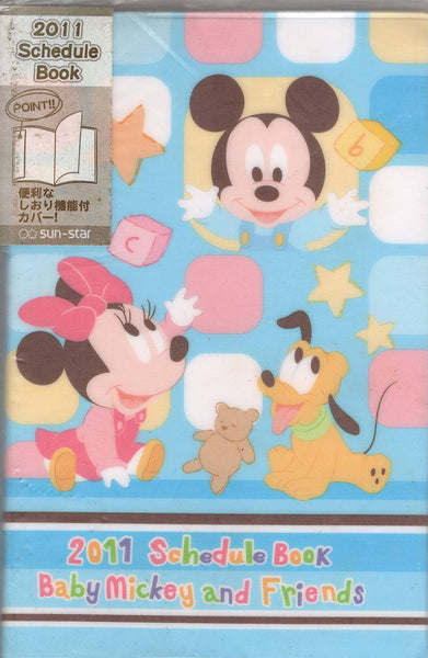 Disney 2011 Vintage Baby Mickey Mouse & Friends Rare Schedule Book Planner