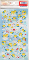 Crux Vintage Angel Rare Fuzzy Sticker Sheet