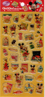 Kamio Disney Vintage Mickey Mouse Deadstock Rare PVC Sticker Sheet