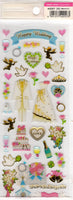 Kamio Vintage Happy Wedding Rare PVC Sticker Sheet
