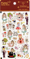 Alice In Wonderland Sticker Sheet