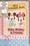 Disney 2011 Vintage Baby Mickey Mouse & Friends Rare Schedule Book Planner