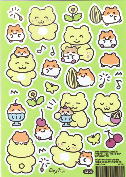 Animal Friends Sticker Sheet